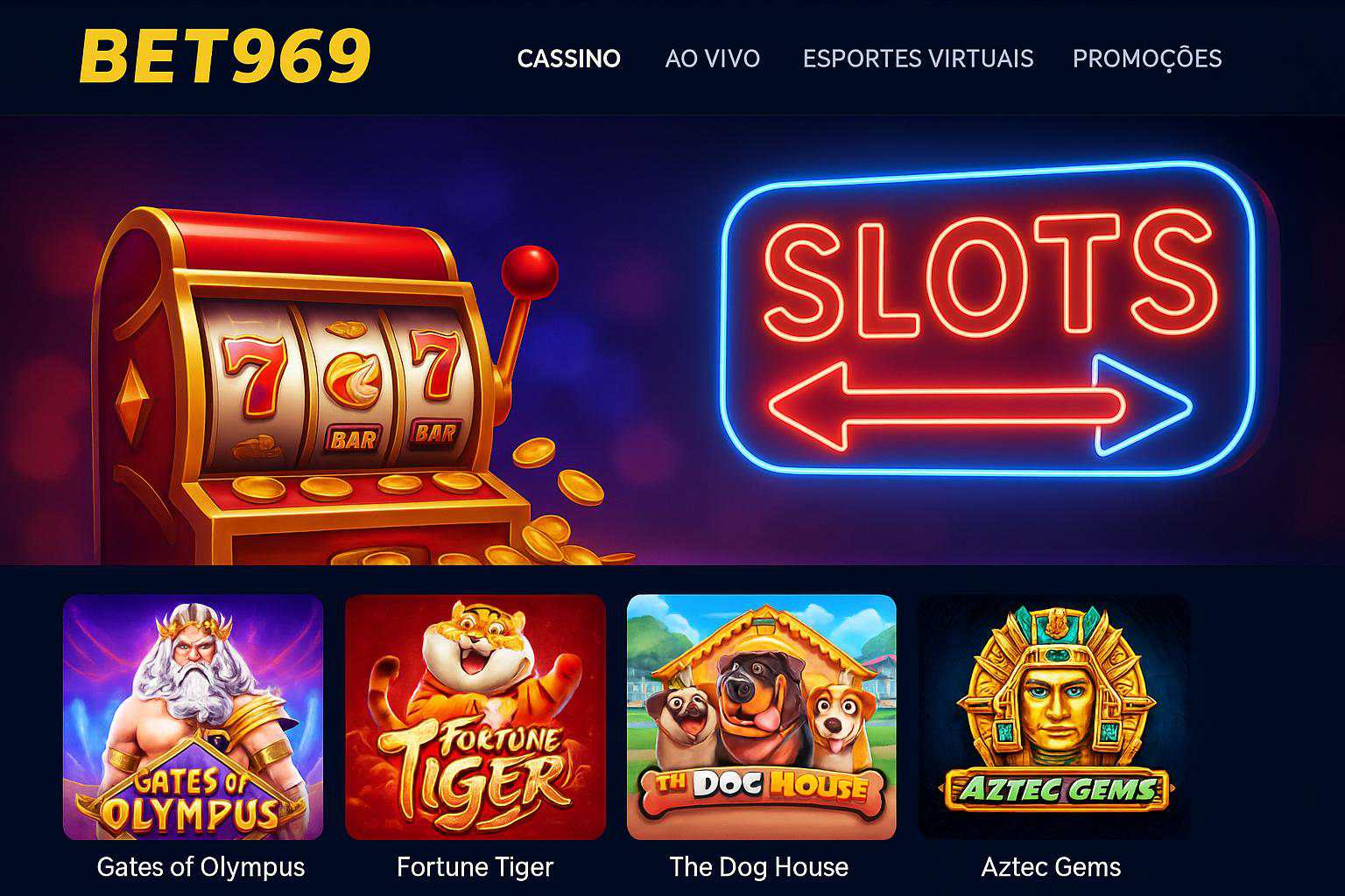Explore o mundo das slot machines no BET969 Casino